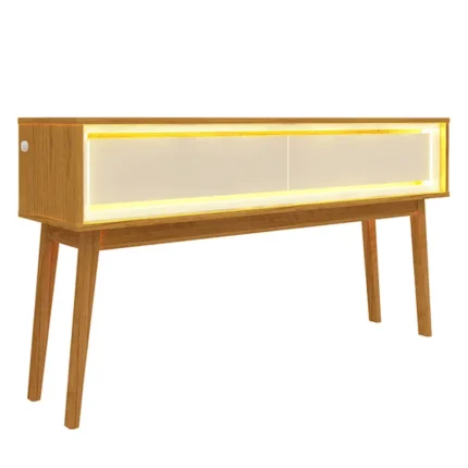 Aparador Requinte 2 Gavetas com Led Gelius