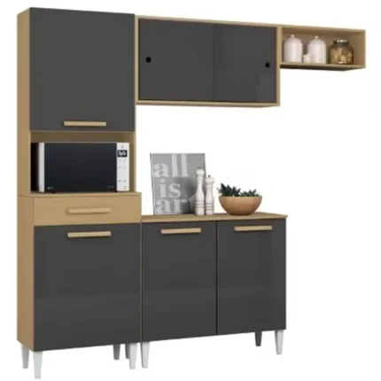 Armário de Cozinha Isabelle 6 Portas 1 Gaveta Aramoveis