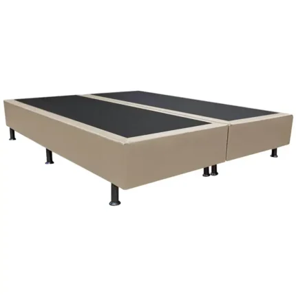 Base Box Bipartida Universal Queen em Veludo 37x198x158