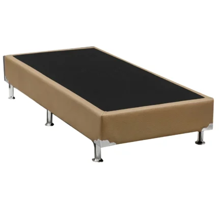 Base Box Universal Solteiro em Corino 37x188x88cm Alto Nivel