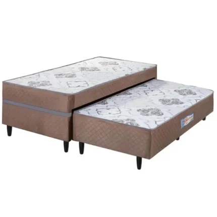 Bicama Box Açucena Solteiro Ortopédica 88x188x47cm Ecotec