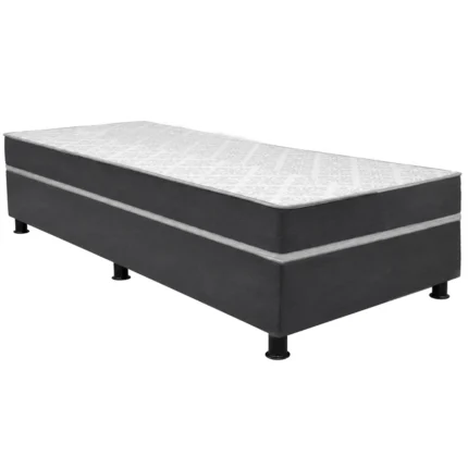 Cama Box Isa Solteiro com Molas Ensacadas 88x188x60cm Ortobello