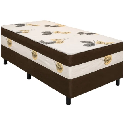 Cama Box Sonho Bom Solteiro 88x188x55cm Nosso Sonho