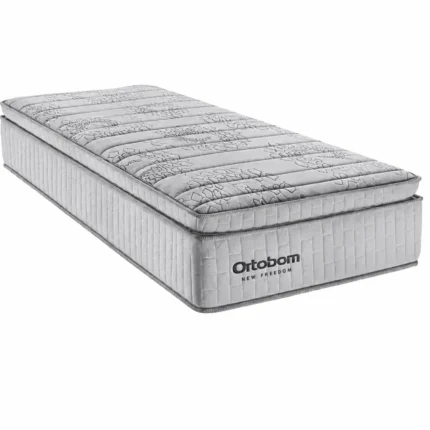 Colchão New Freedom Solteiro 88cm Molas Ensacadas com Pillow Top Ortobom