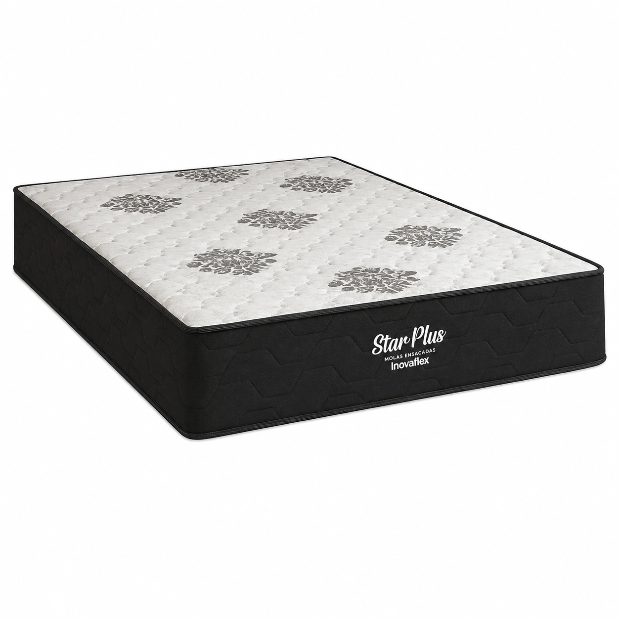 Colchao-Star-Plus-Queen-com-Molas-Ensacadas-25x198x158cm-Inovaflex-Branco-com-Preto-22490