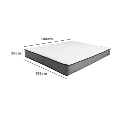 Colchão Texas Casal 24x188x138 D45 Ecotec
