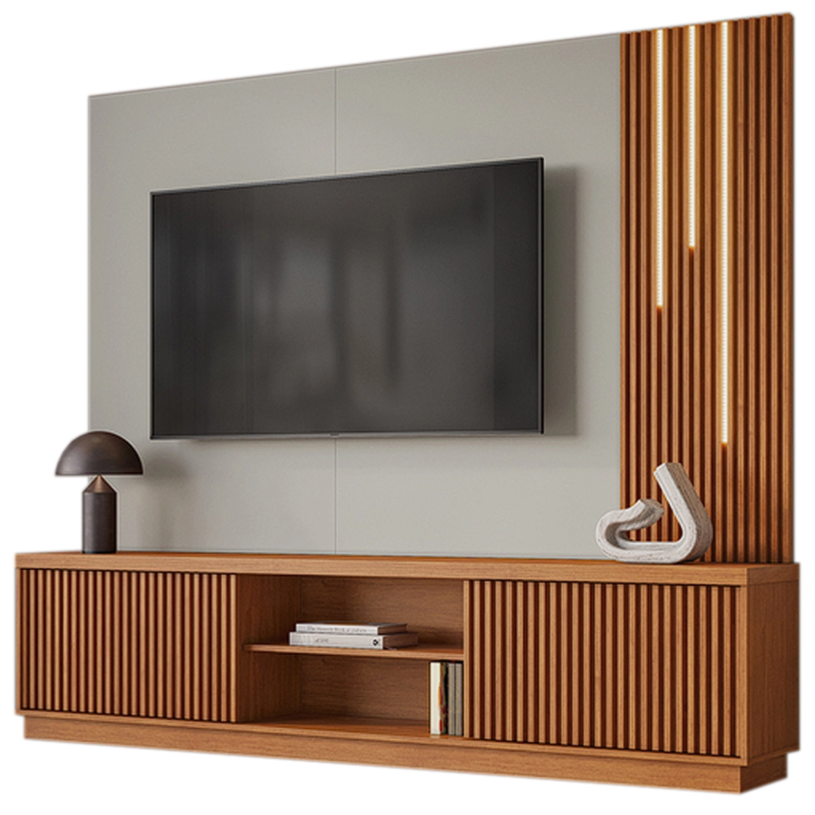 Estante-Arezzo-New-220cm-para-Tv-Ate-75-Polegadas-Ripado-2-Portas-com-Led-Mavaular-Naturale-Off-White-92038