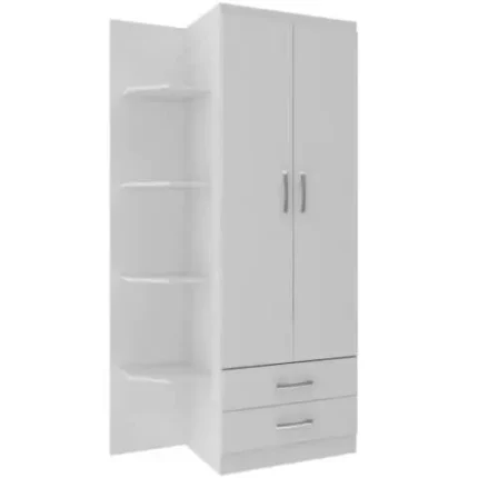 Guarda Roupa Infantil com Cantoneira Evidencia 2 Portas