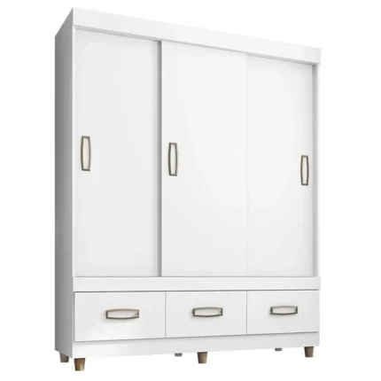Guarda Roupa 20033 3 Portas 3 Gavetas Araplac