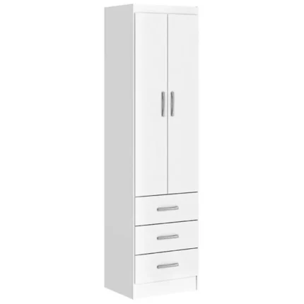 Guarda Roupa Camiseiro Texas Solteiro 2 Portas 3 Gavetas San Marino