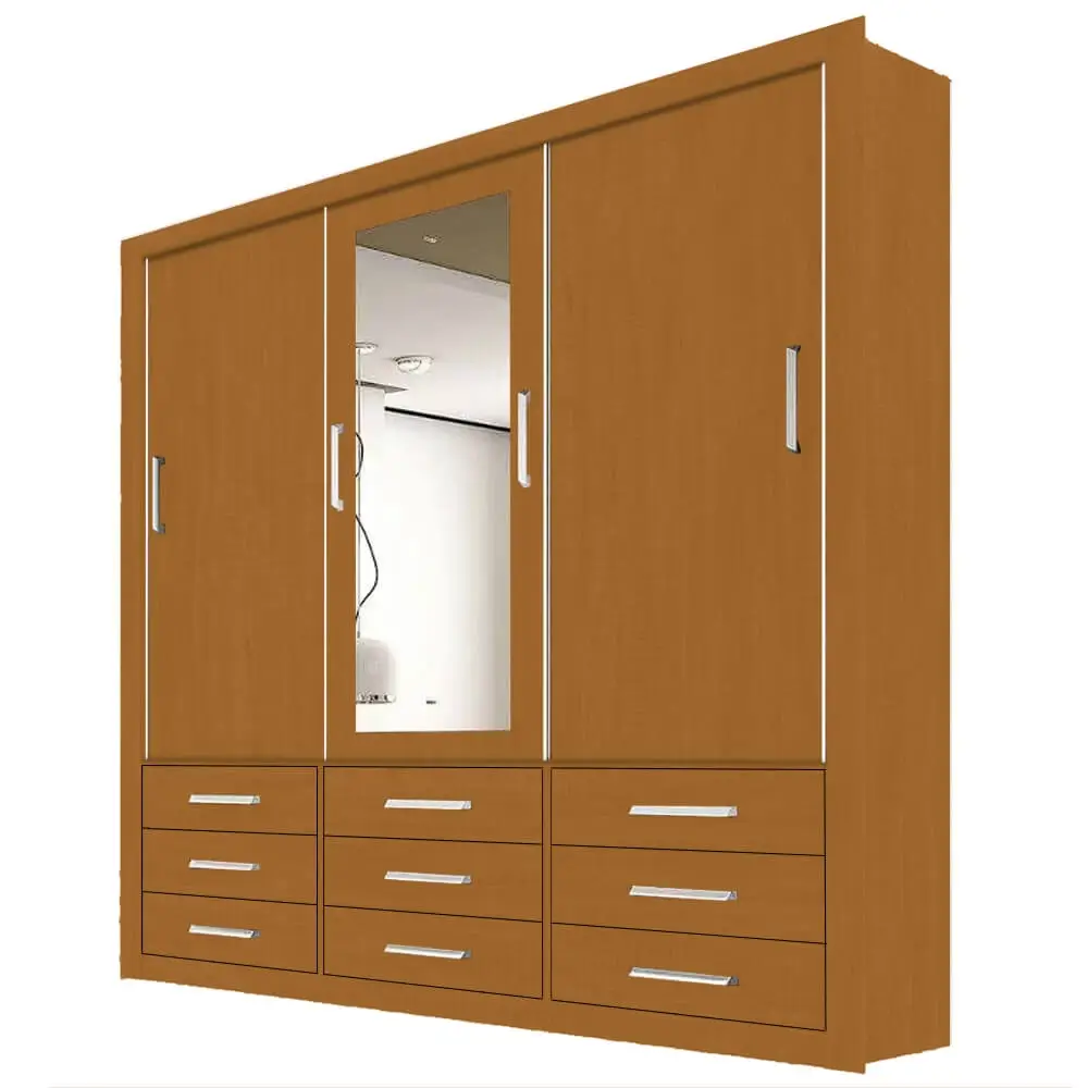 Guarda-Roupa-Casal-Anjos-3-Portas-9-Gavetas-com-Espelho-Cinamomo.webp