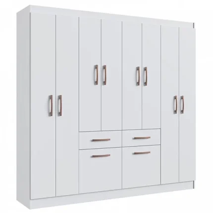 Guarda Roupa Catalunha Casal 10 Portas 2 Gavetas Doripel