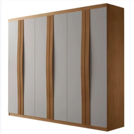 Guarda Roupa Grecia Casal 6 Portas 2 Gavetas Rufato