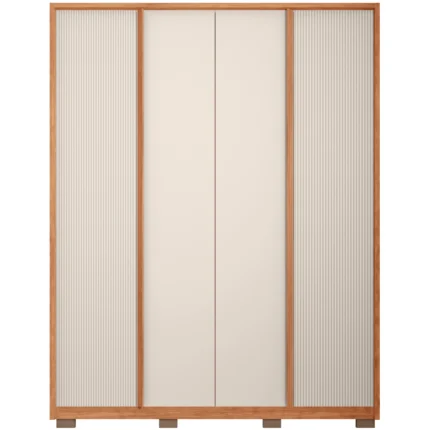 Guarda Roupa Lior Sem Espelho Solteiro 4 Portas 3 Gavetas Caemmun