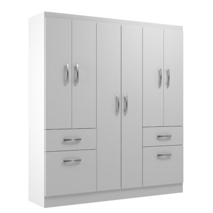 Guarda Roupa New Hércules Casal 8 Portas 2 Gavetas Evidencia
