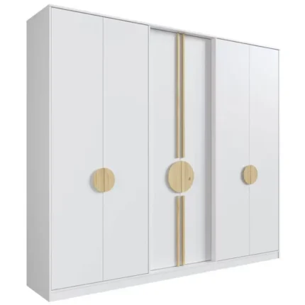 Guarda Roupa Ph 1747 Casal 6 Portas 4 Gavetas Herval