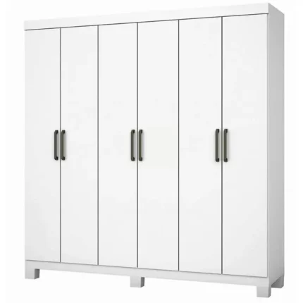 Guarda Roupa Recife Casal 6 Portas 2 Gavetas Carioca