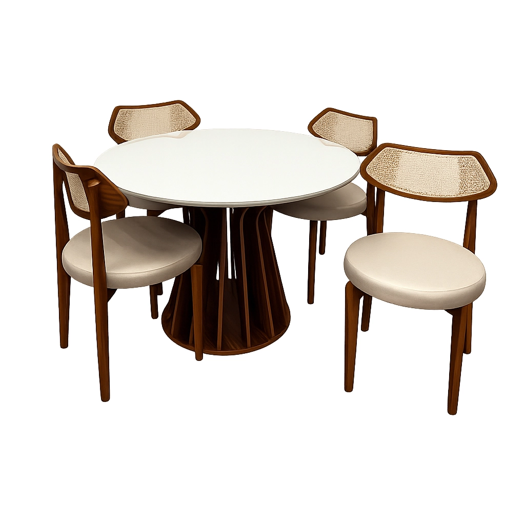 Mesa-de-Jantar-Ilheus-Redonda-110cm-com-4-Cadeiras-Athenas-em-Linho-Madeira-Lj-Moveis-Cinamomo-Off-White-com-Tecido-Bege-97873.webp