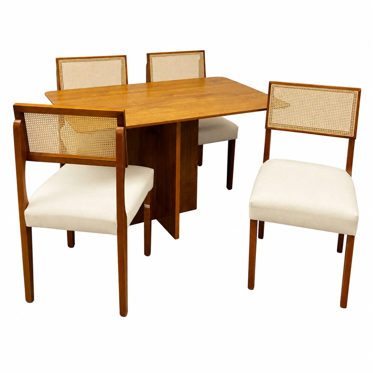 Mesa-de-Jantar-Salina-120x80cm-Sem-Vidro-com-4-Cadeiras-Oiti-em-Linho-Madeira-Cel-Moveis-Cinamomo-com-Tecido-Bege-32985
