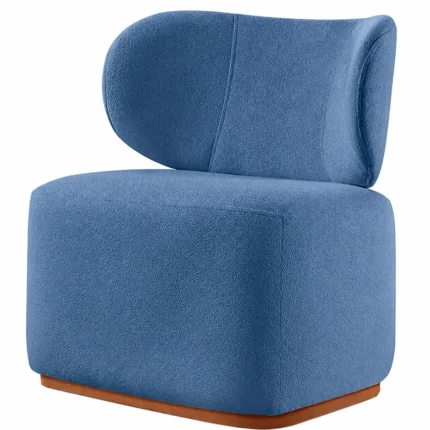 Poltrona Decorativa Sun em Boucle Prensar