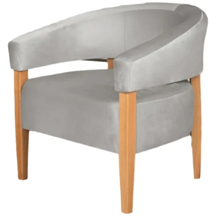 Poltrona Decorativa Valentina em Linho House Decor