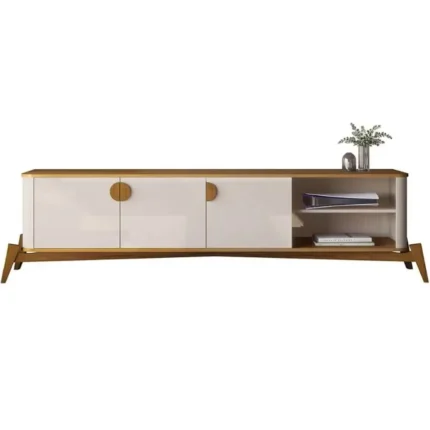 Rack Buriti 195cm para Tv Até 70 Polegadas 3 Portas Jb Bechara