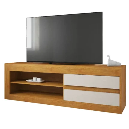Rack Zoom para Tv Até 55 Polegadas 2 Gavetas Viero