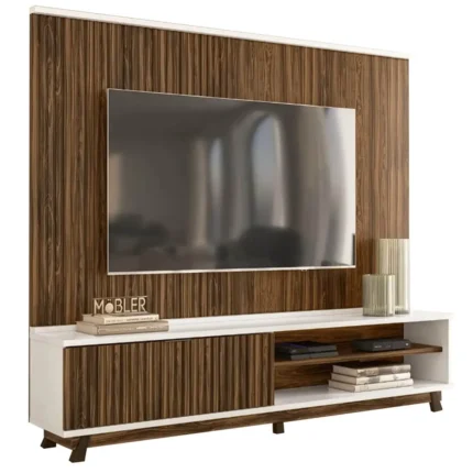 Rack com Painel Gênesis Mobler para Tv Até 75 Polegadas 1 Porta