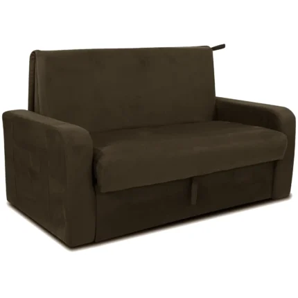 Sofá Cama Daiane com Baú 2 Lugares 140cm