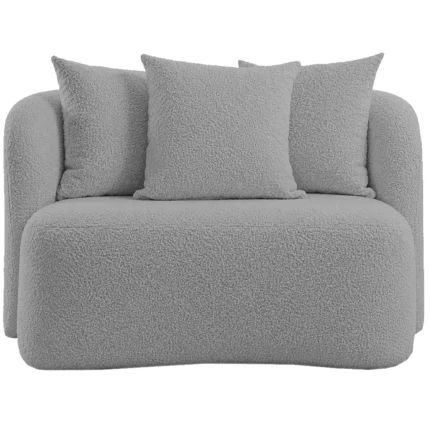 Sofá Orgânico Orion 130cm em Boucle Prensar
