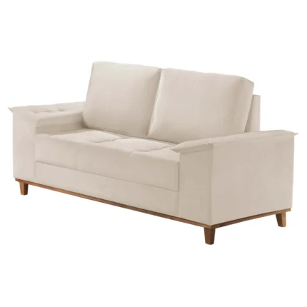 Sofá Orion 2 Lugares em Veludo com Almofadas Soltas 160cm Aifos