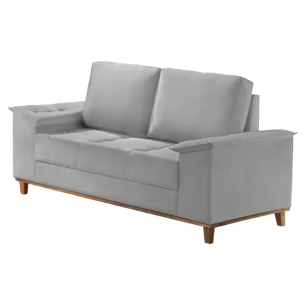 Sofá Orion 2 Lugares em Veludo com Almofadas Soltas 160cm Aifos