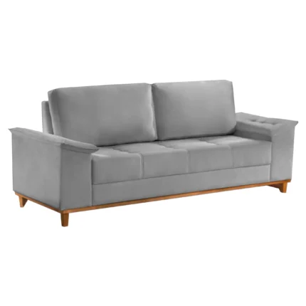 Sofá Orion 4 Lugares em Linho com Almofadas Soltas 210cm Aifos