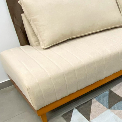 Sofá de Canto Eros em Suede 7 Lugares com Chaise Luxury