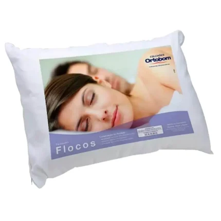 Travesseiro Ortobom com Flocos de Espuma