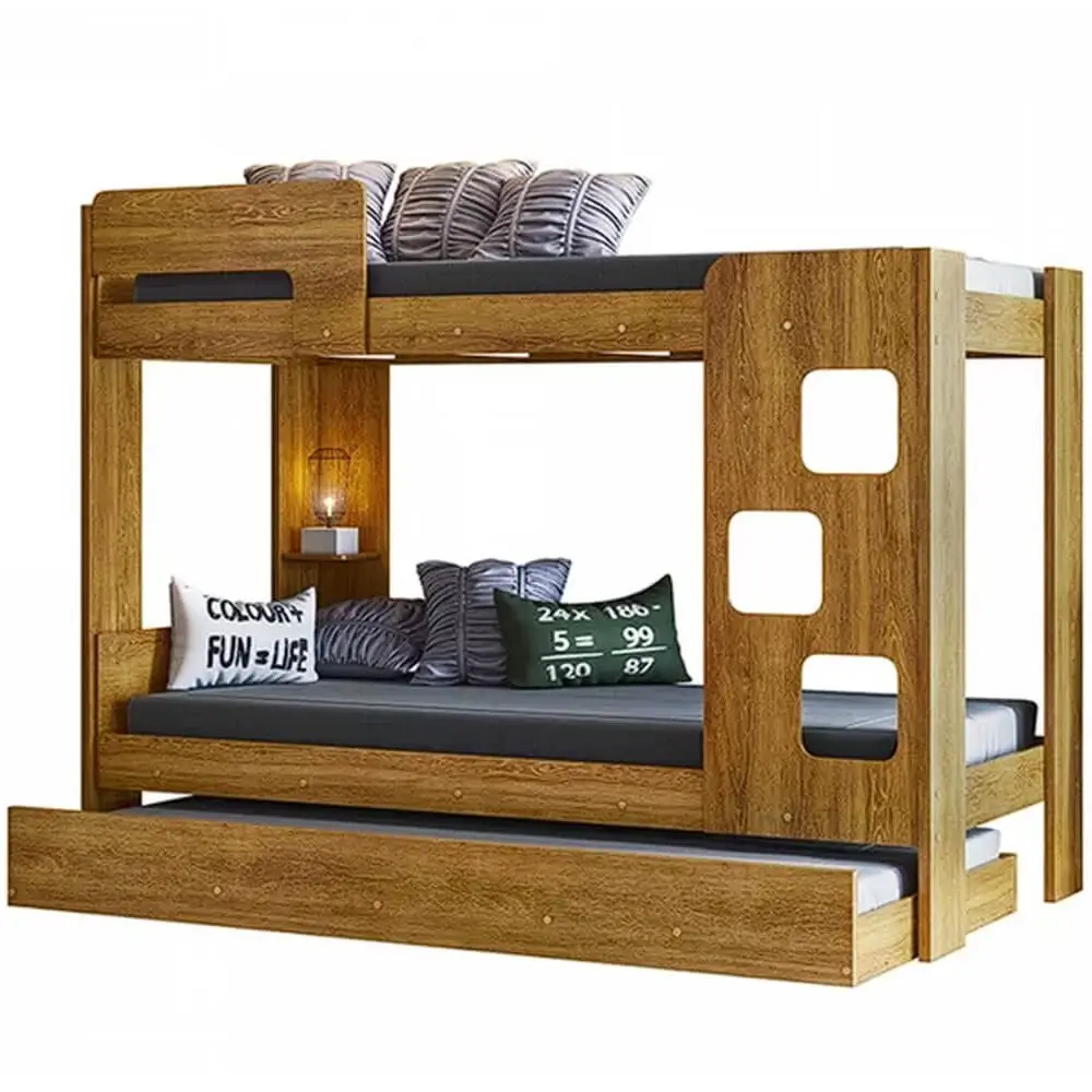 Treliche Vegas para Colchão 188×88 com Prateleira Tigus - Castelo